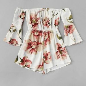 Off the shoulder romper